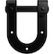 Ekena Millwork Premium Horseshoe Roller Hanger w/ Bolts for Barn Door for 1 3/4" Doors, Matte Black GB60014R2MB - alternate 2